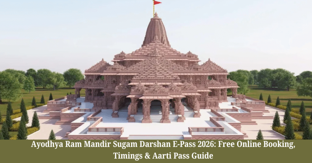 Ayodhya Ram Mandir Sugam Darshan E-Pass 2026: Free Online Booking, Timings & Aarti Pass Guide
